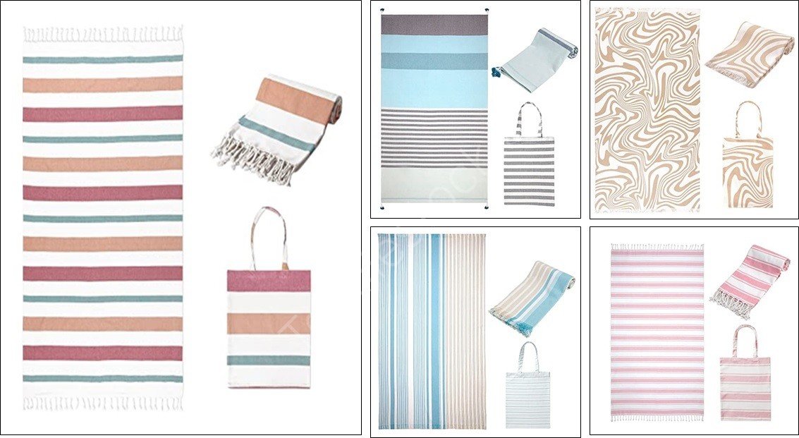 TS-003# 100% Cotton Beach Towels Stock
