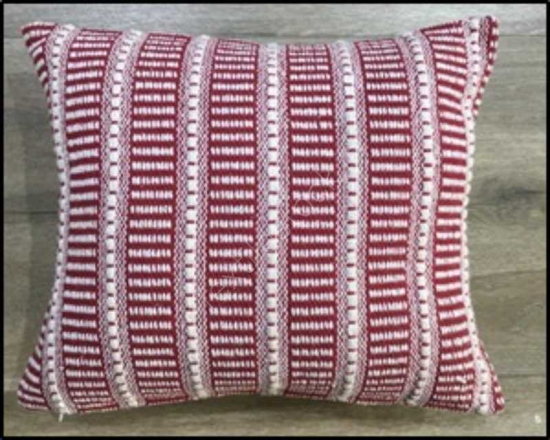 Offer # 3194 Cotton Woven Cushion Cover With Natural & White Sheeting Back Stock