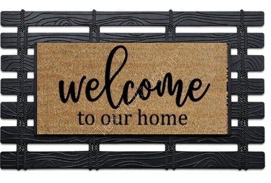 Offer # 3196- 3 X 40 HQ Coir Brush Rubber Printed Mat Stock
