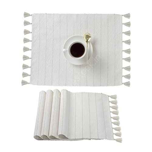 TS-009# Cotton Placemat  Set of 4 & Set of 6 Stock