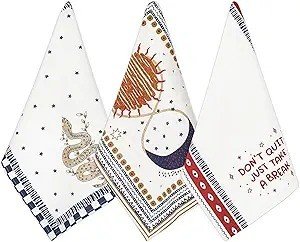 TS-006# Cotton Kitchen Towel Set of 3 , Set of 4 & Set of 8 Stock