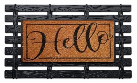 Offer # 3196- 3 X 40 HQ Coir Brush Rubber Printed Mat Stock