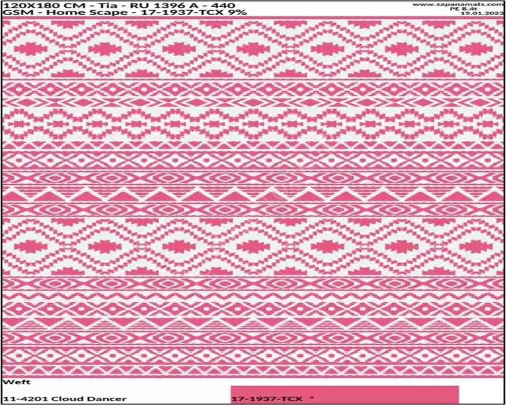 Offer # 3199- 100% PP Designer Organized Dobbie Outdoor Rugs