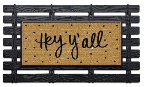 Offer # 3196- 3 X 40 HQ Coir Brush Rubber Printed Mat Stock