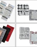 100% Cotton  Dish Cloth Set of 6 Stock Offer 3236