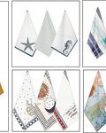 TS-006# Cotton Kitchen Towel Set of 3 , Set of 4 & Set of 8 Stock