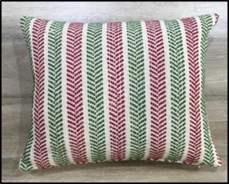 Offer # 3194 Cotton Woven Cushion Cover With Natural & White Sheeting Back Stock