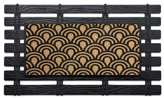 Offer # 3196- 3 X 40 HQ Coir Brush Rubber Printed Mat Stock