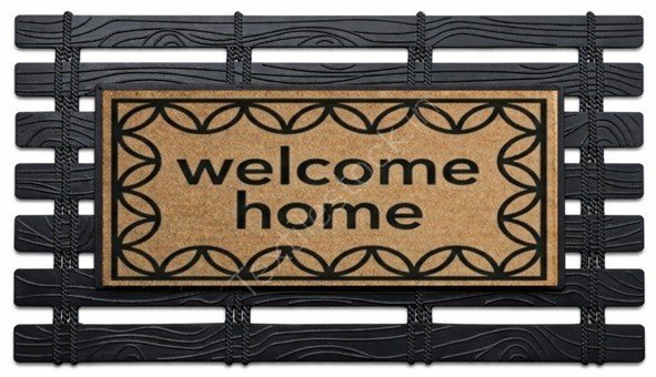 Offer # 3196- 3 X 40 HQ Coir Brush Rubber Printed Mat Stock