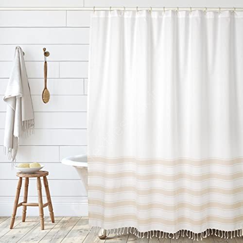 TS-0011# Cotton Shower Curtains Stock