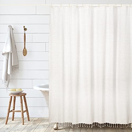 TS-0011# Cotton Shower Curtains Stock