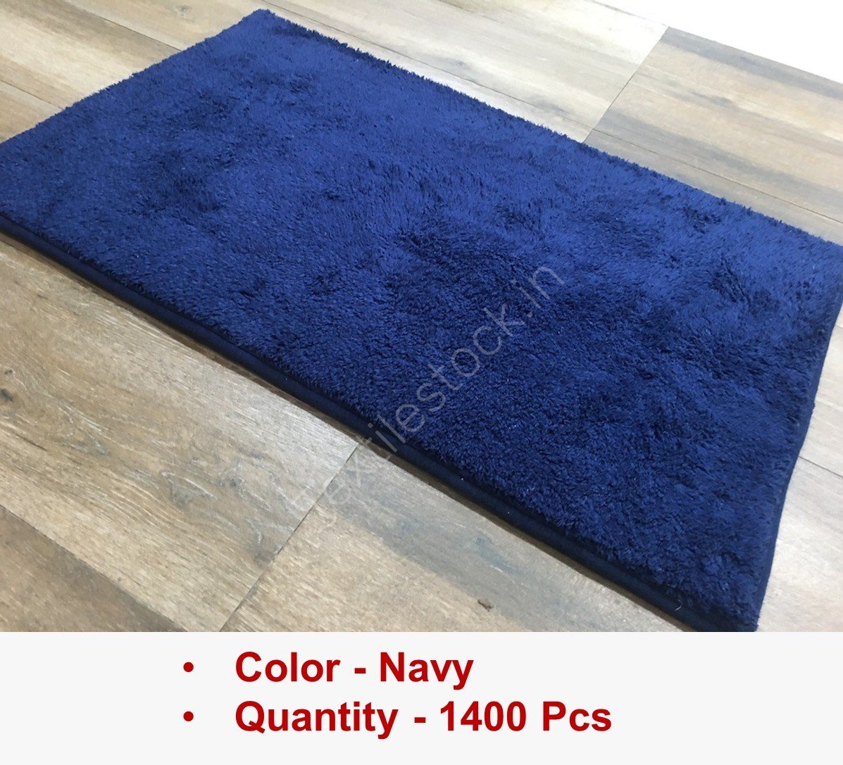 Offer # 3200- 100% Cotton Bathmat With TPR Backing Stock
