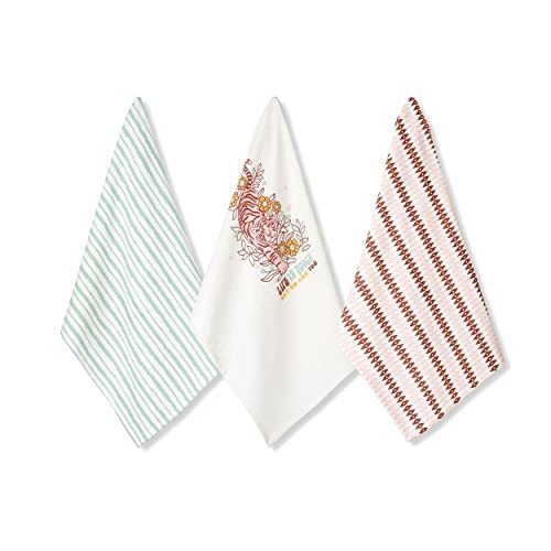 TS-006# Cotton Kitchen Towel Set of 3 , Set of 4 & Set of 8 Stock