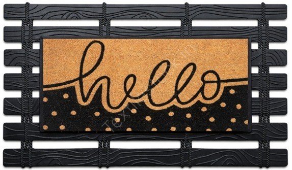 Offer # 3196- 3 X 40 HQ Coir Brush Rubber Printed Mat Stock