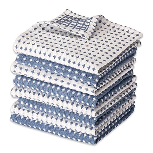 TS-004# Cotton Tuscany Dish Cloth Set of 8 Stock