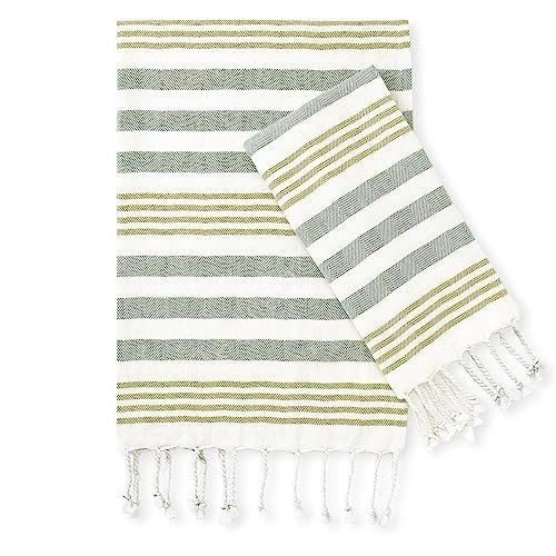 TS-005# Cotton Hand Towel Set of 2 Stock