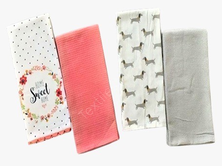 100% Cotton 1 Print + 1 Waffle Kitchen Towel Offer # 3237