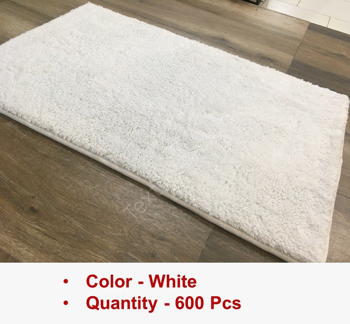 Offer # 3200- 100% Cotton Bathmat With TPR Backing Stock
