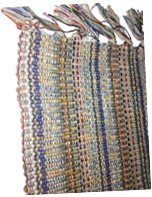 Offer # 3192- Cotton Woven Zig Zag Rug Stock