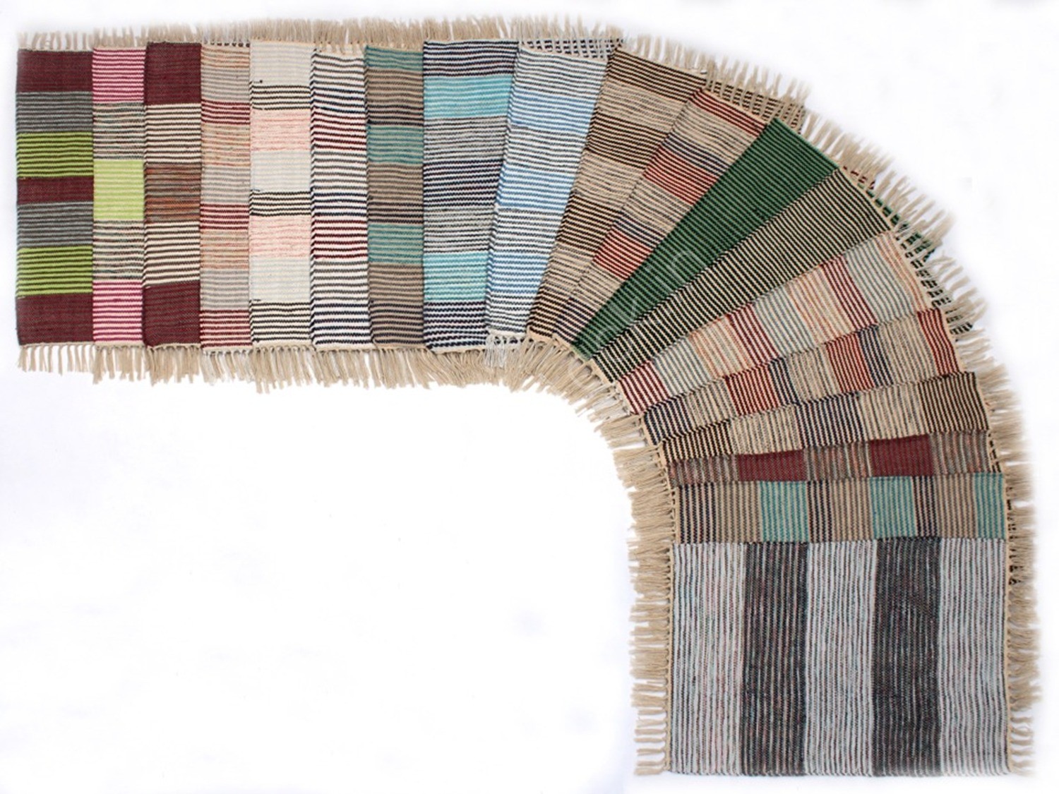 100% cotton Hand Woven Cotton Rug Stock Offer # 3233