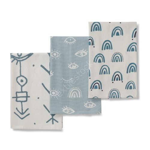 TS-006# Cotton Kitchen Towel Set of 3 , Set of 4 & Set of 8 Stock