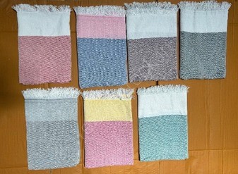 100% Cotton Foutah Towels with & Without Terry Backing Stock Offer # 3231