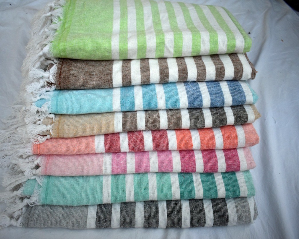 100% Cotton Foutah Towels with & Without Terry Backing Stock Offer # 3231