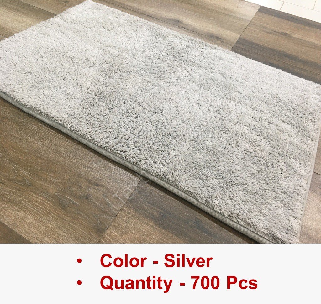 Offer # 3200- 100% Cotton Bathmat With TPR Backing Stock