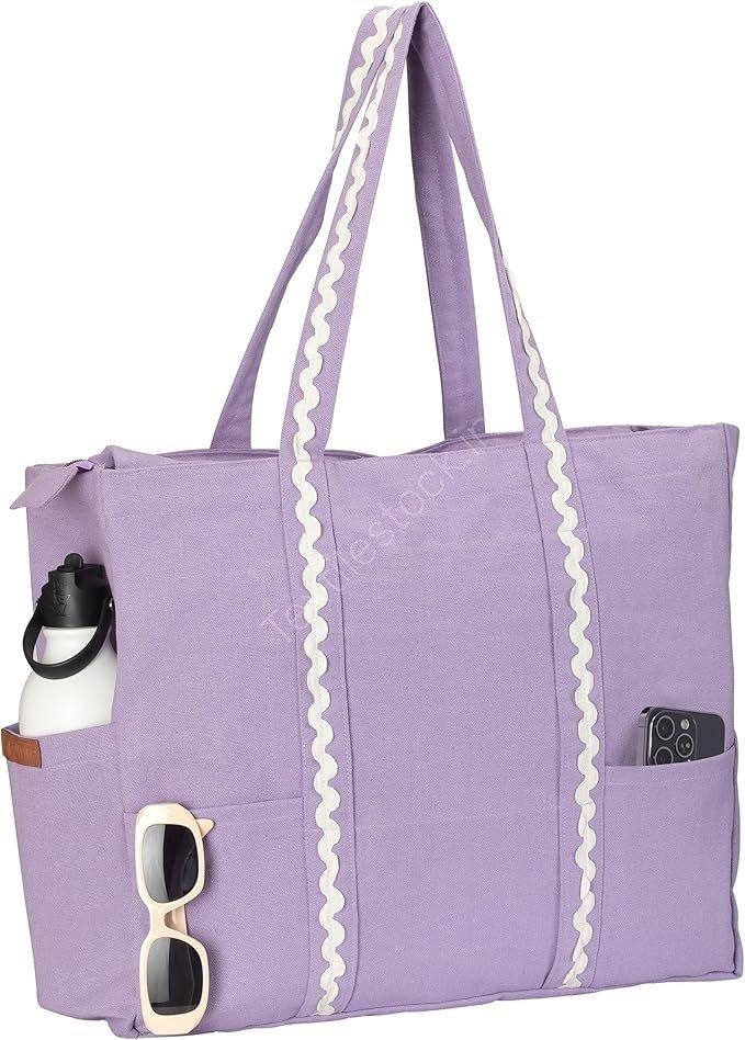 TS-002# 100% Recycled Cotton Carry Tote Bag Stock