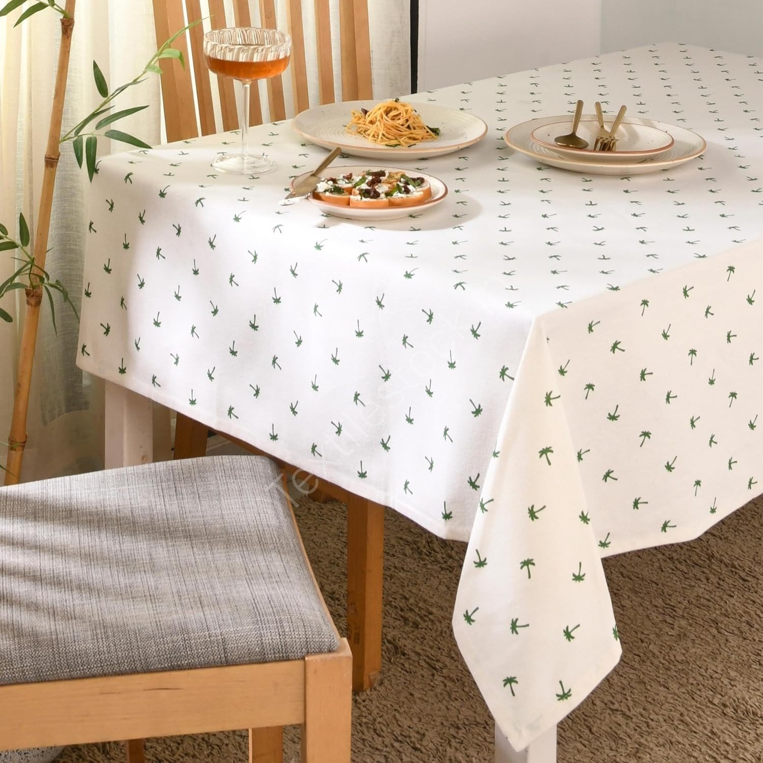 TS-0012# Cotton Table Cloth Stock