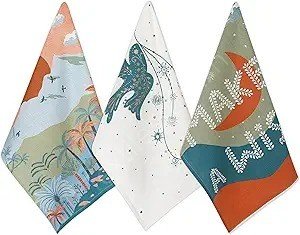 TS-006# Cotton Kitchen Towel Set of 3 , Set of 4 & Set of 8 Stock