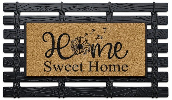 Offer # 3196- 3 X 40 HQ Coir Brush Rubber Printed Mat Stock