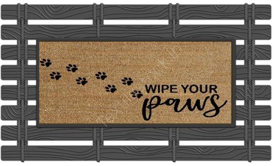 Offer # 3196- 3 X 40 HQ Coir Brush Rubber Printed Mat Stock