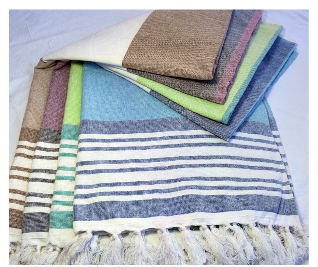 100% Cotton Foutah Towels with & Without Terry Backing Stock Offer # 3231