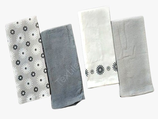 100% Cotton 1 Print + 1 Waffle Kitchen Towel Offer # 3237
